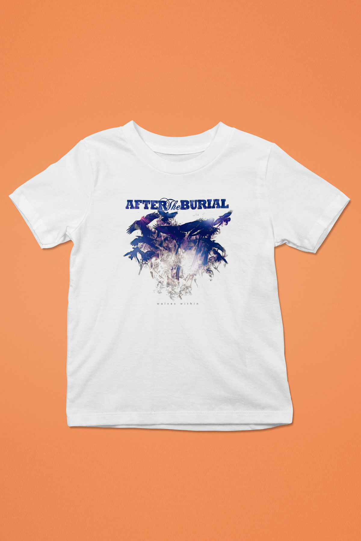 After The Burial Baskılı Beyaz Unisex Beyaz Çocuk Tişört - Tshirt