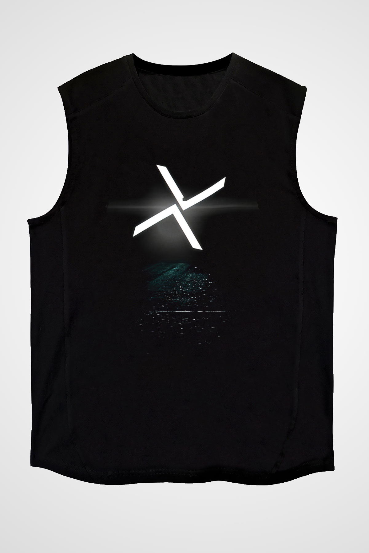 After The Burial Baskılı Unisex Siyah Kolsuz Tişört - Tshirt