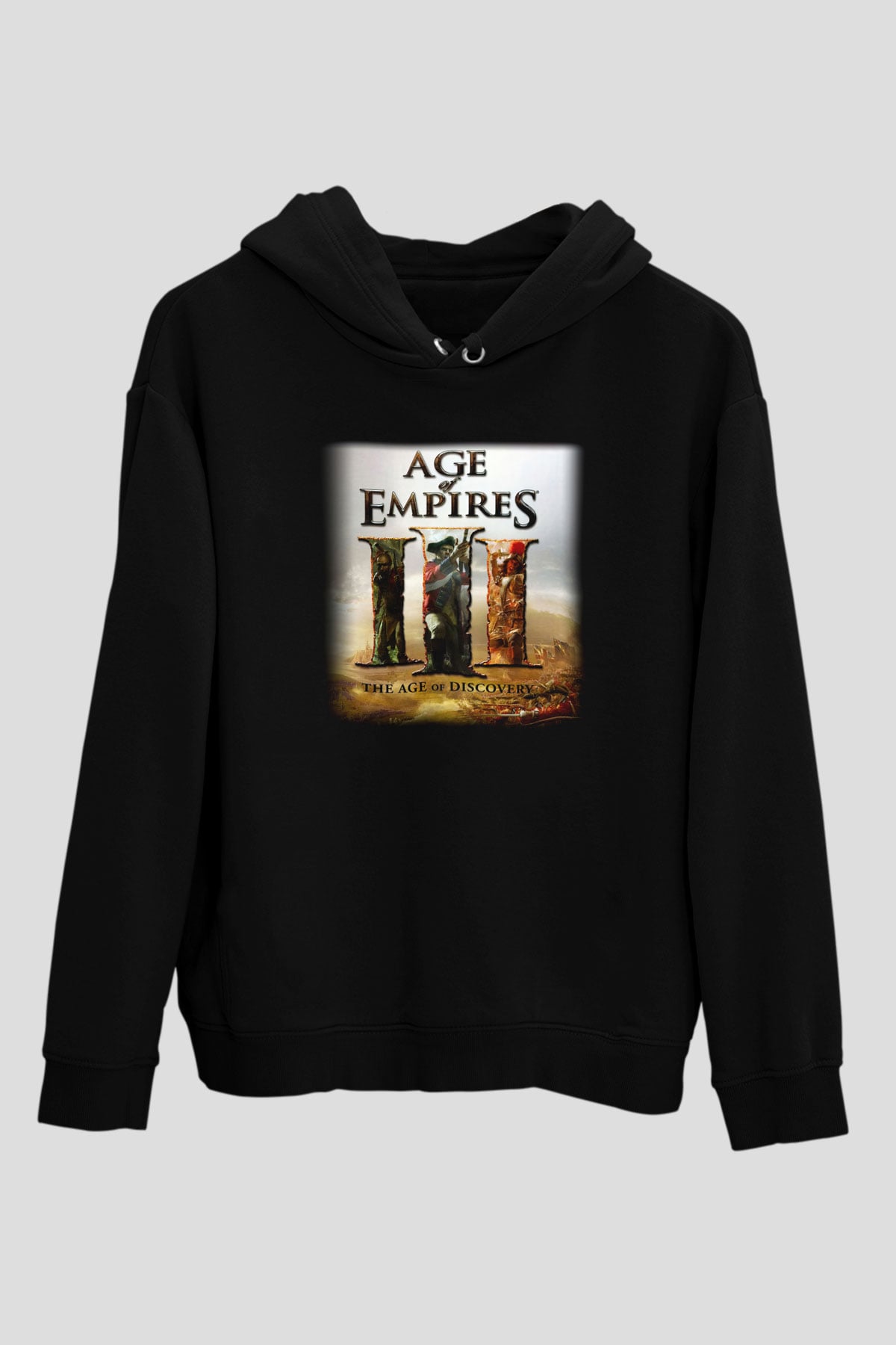 Age Of Empires Siyah Unisex Hoodie