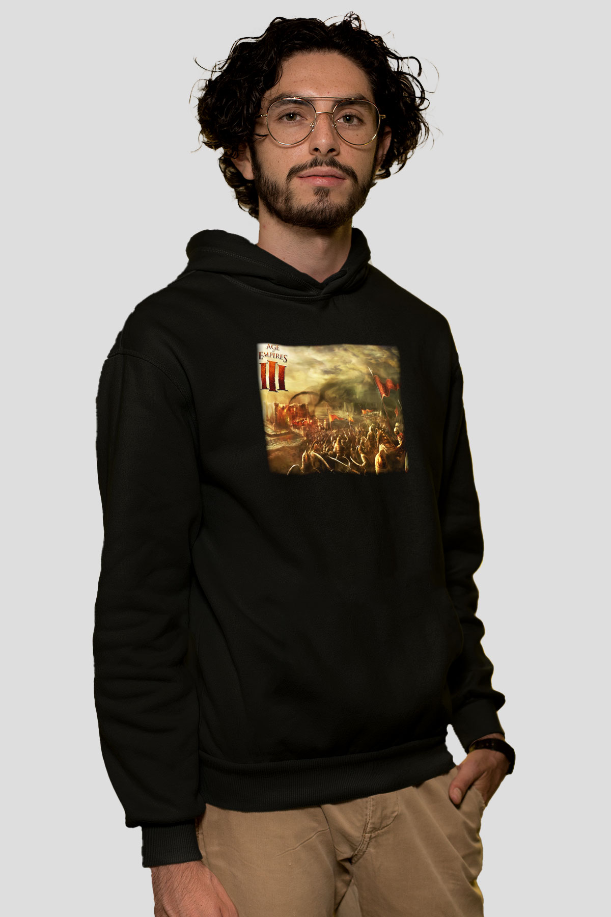 Age Of Empires Siyah Unisex Hoodie