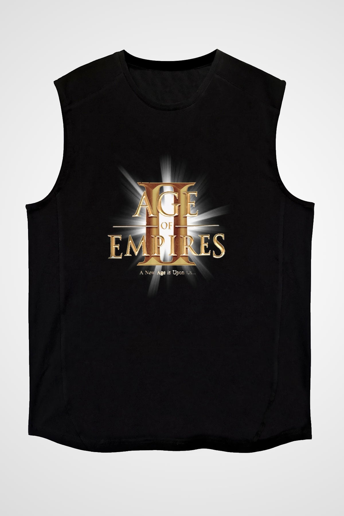Age Of Empires Siyah Unisex Kolsuz Tişört