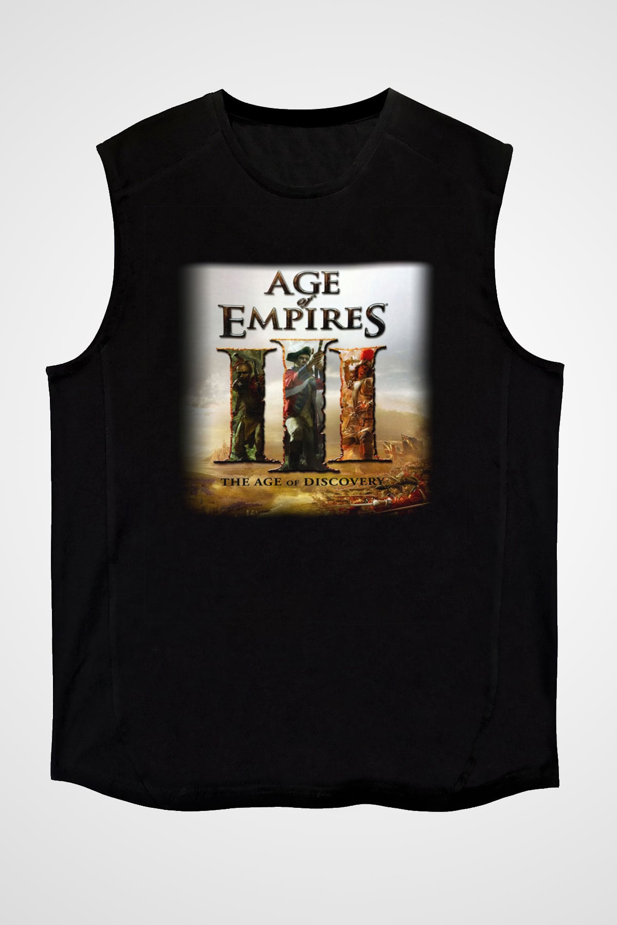 Age Of Empires Siyah Unisex Kolsuz Tişört