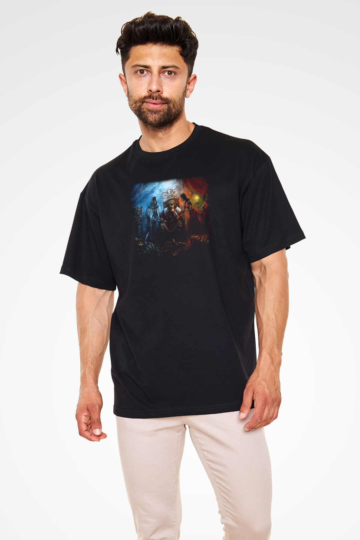 Age Of Empires Siyah Unisex Oversize Tişört T-Shirt
