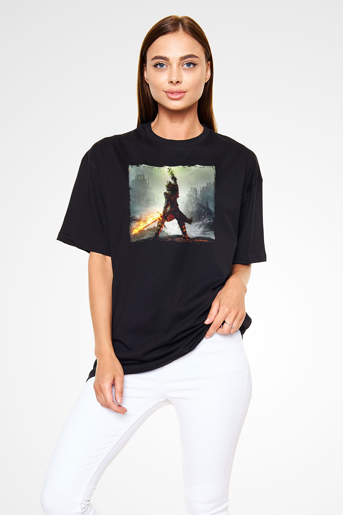 Age Of Empires Siyah Oversize Tişört Oversize T-shirt