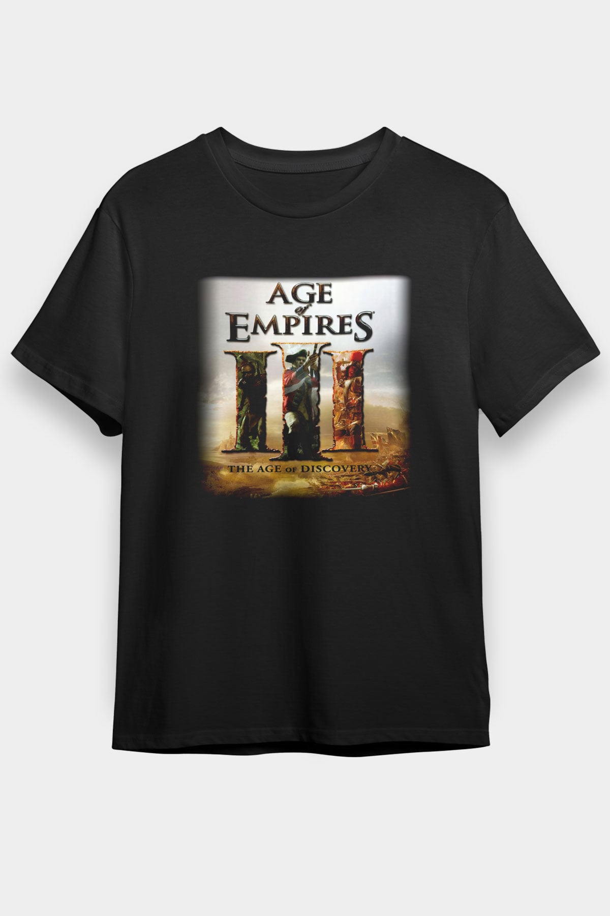 Age Of Empires Siyah Unisex Tişört T-Shirt