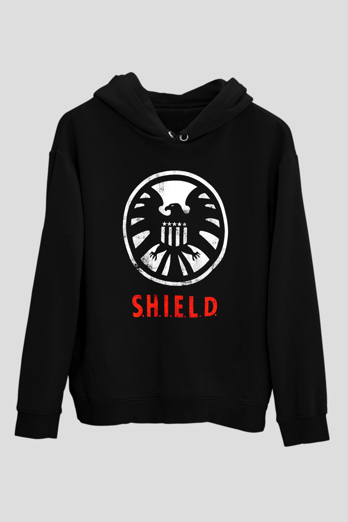 Agents of S.H.I.E.L.D. Siyah Unisex Hoodie