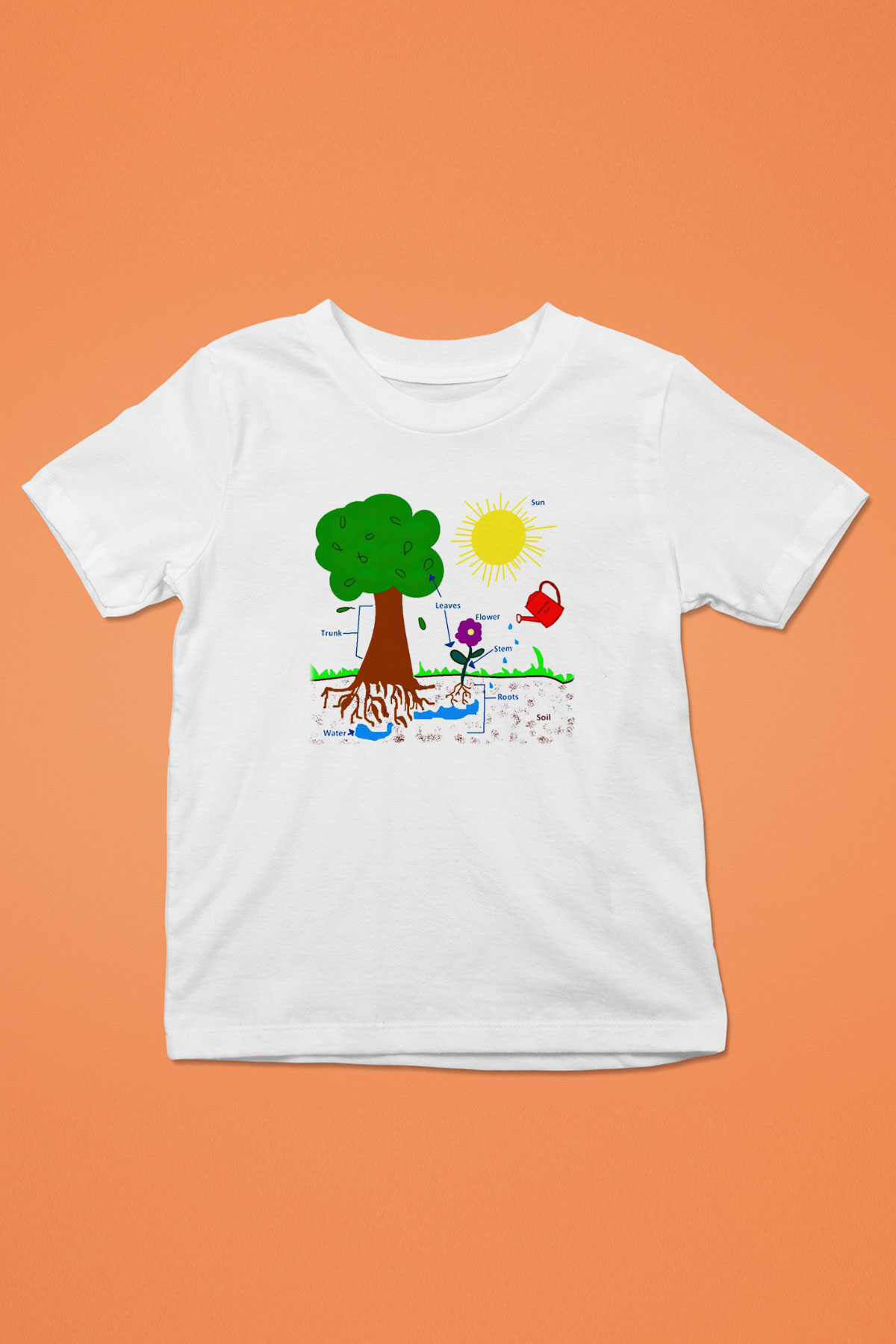 Agronomist Baskılı Beyaz Unisex Çocuk Tişört