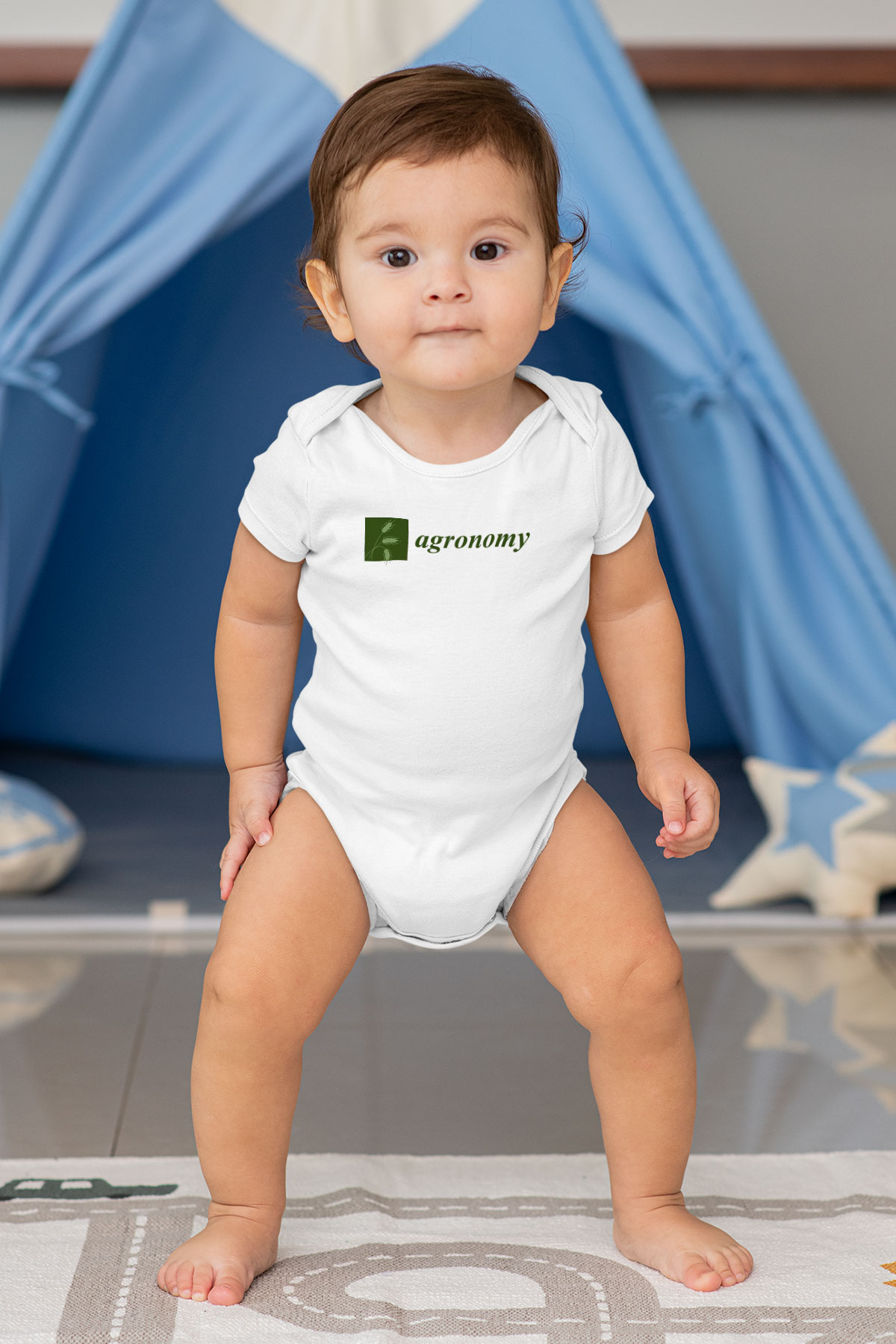 Agronomist Beyaz Bebek Body - Zıbın