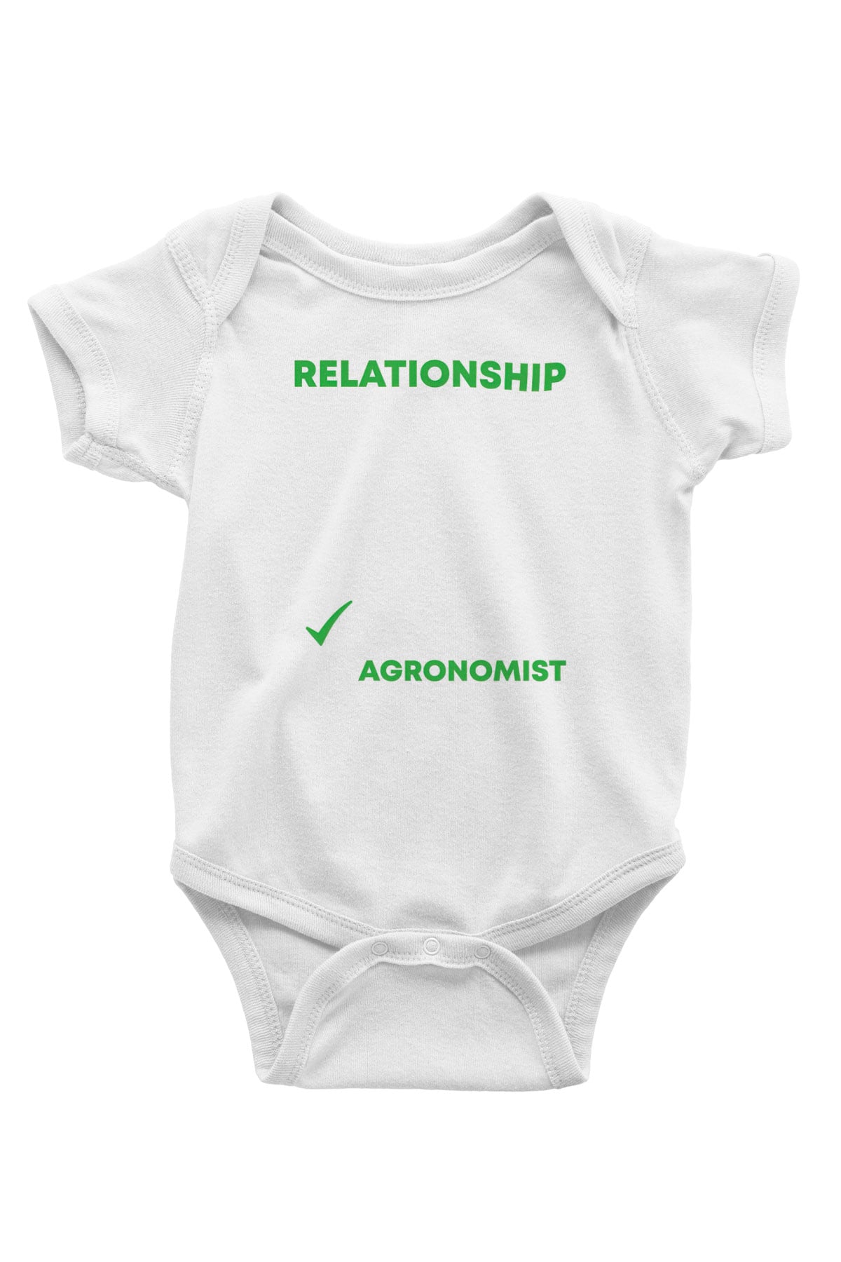 Agronomist Beyaz Bebek Body - Zıbın