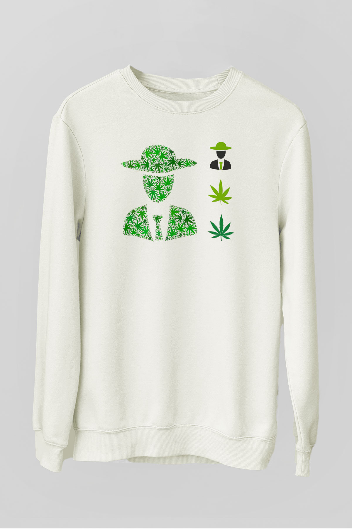 Agronomist Beyaz Unisex Sweatshirt