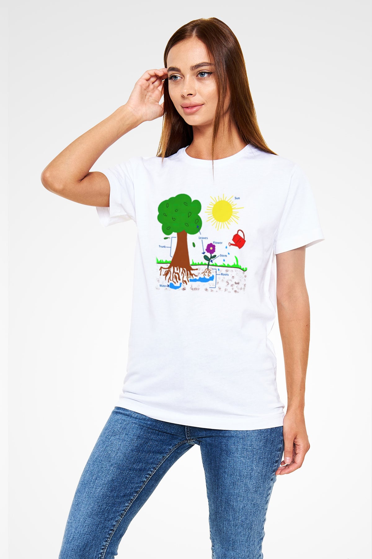 Agronomist Beyaz Unisex Tişört T-Shirt - TişörtFabrikası