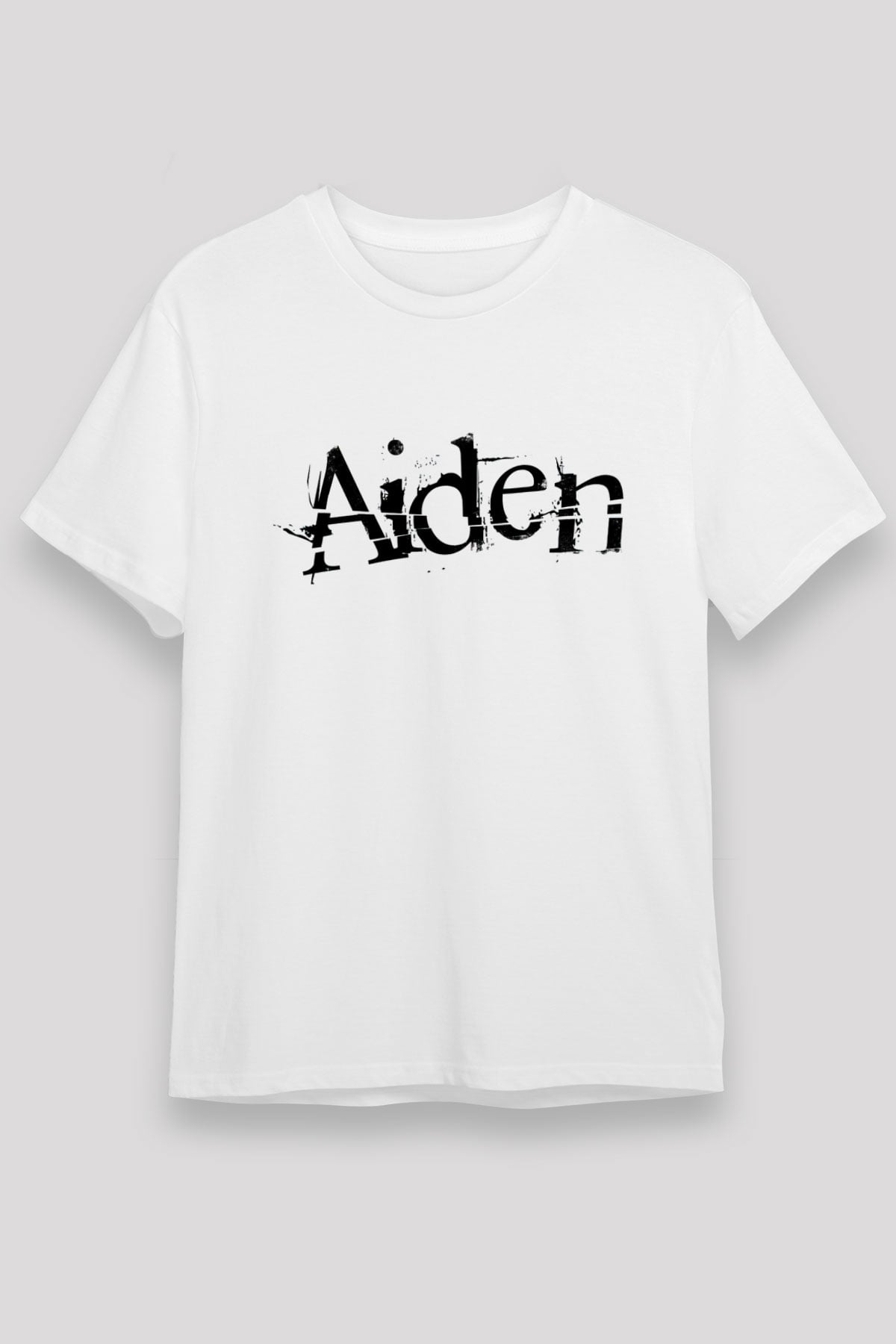 Aiden Beyaz Unisex Tişört T-Shirt - TişörtFabrikası