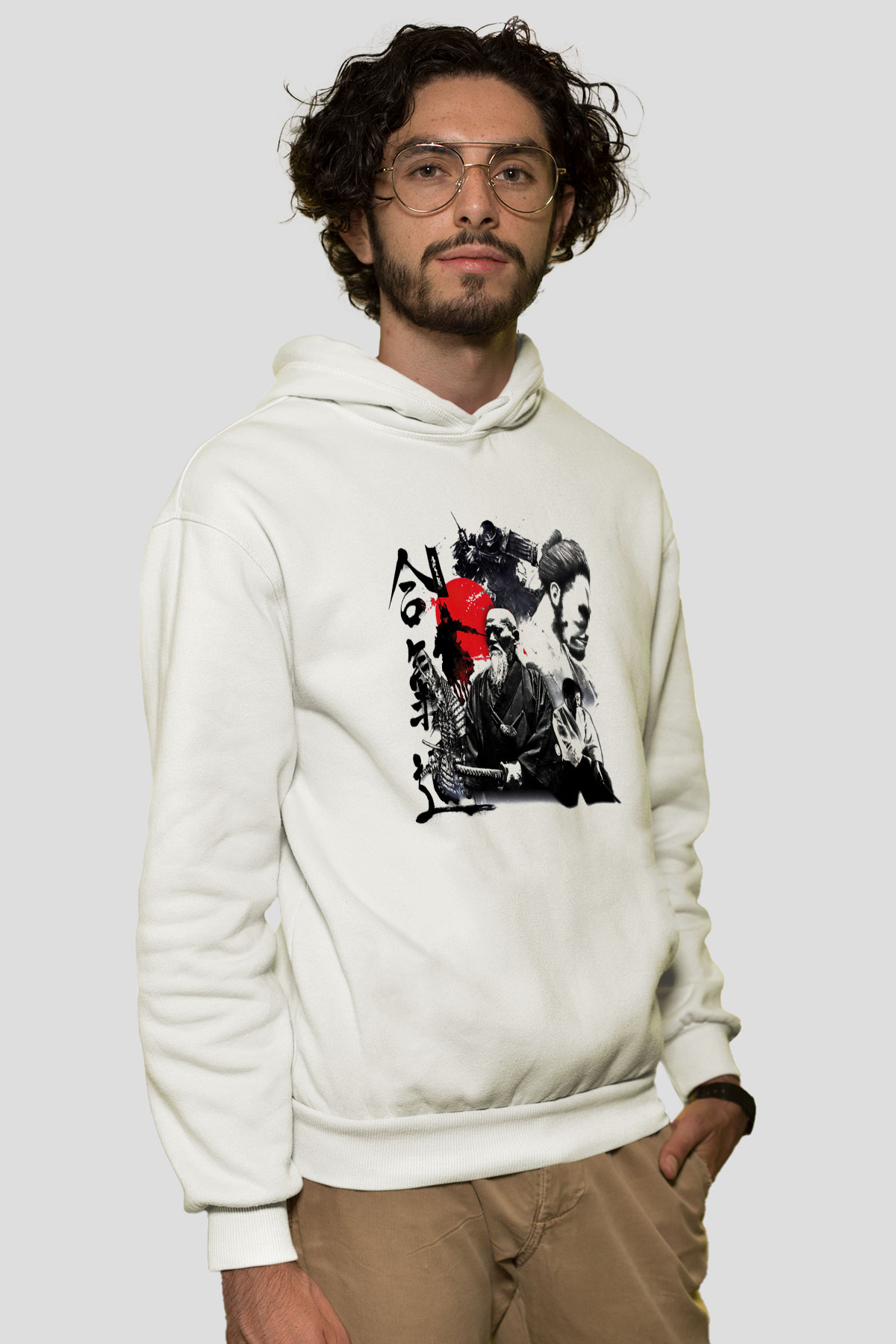 Aikido Beyaz Unisex Hoodie