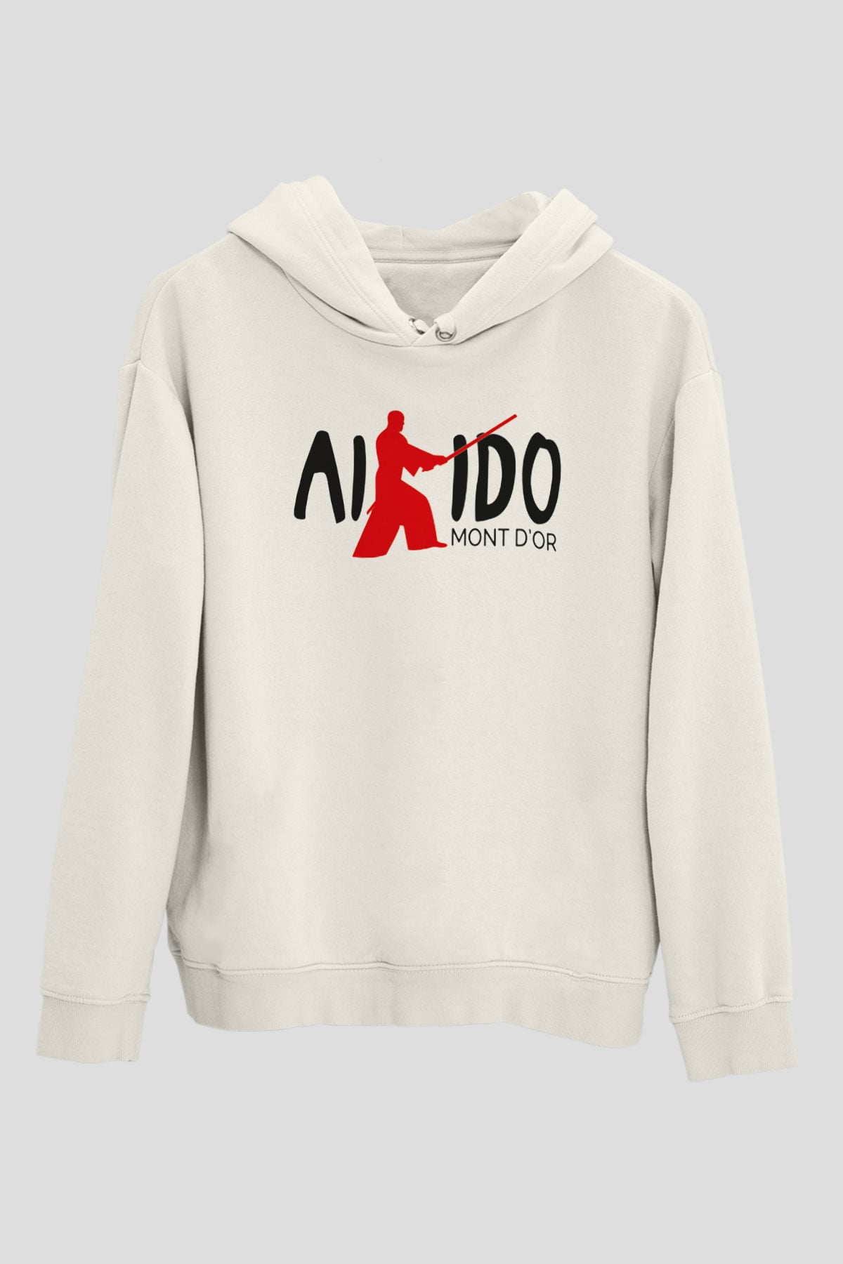 Aikido Beyaz Unisex Hoodie
