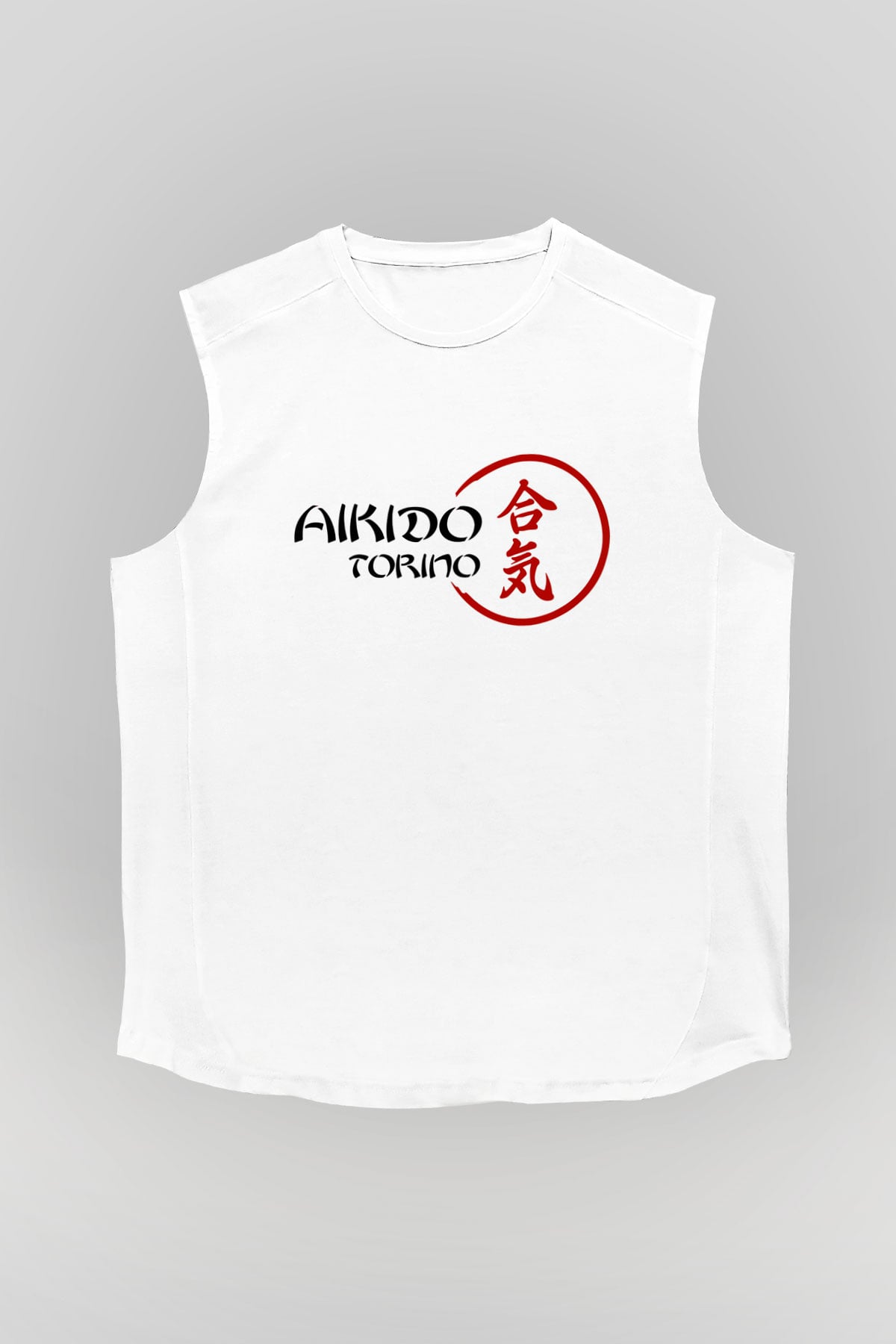 Aikido Beyaz Unisex Kolsuz Tişört