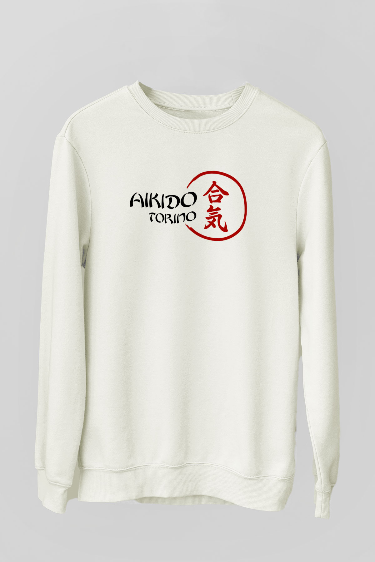 Aikido Beyaz Unisex Sweatshirt