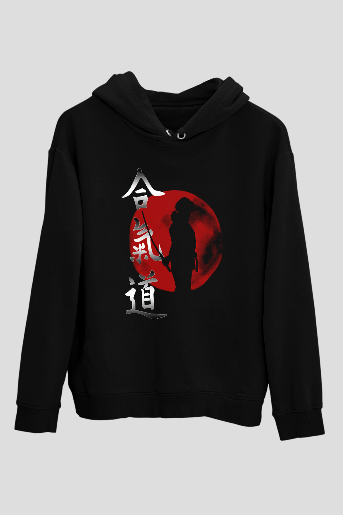Aikido Siyah Unisex Hoodie