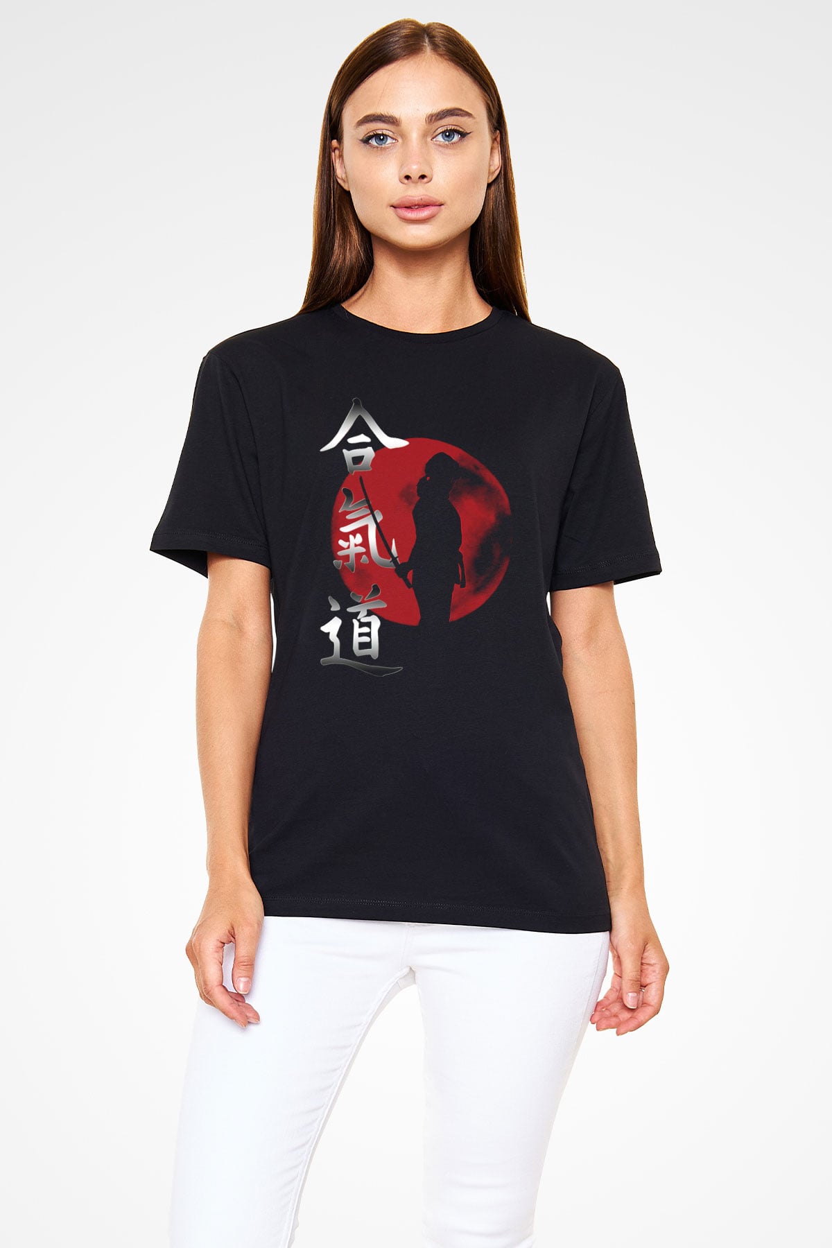 Aikido Siyah Unisex Tişört T-Shirt - TişörtFabrikası