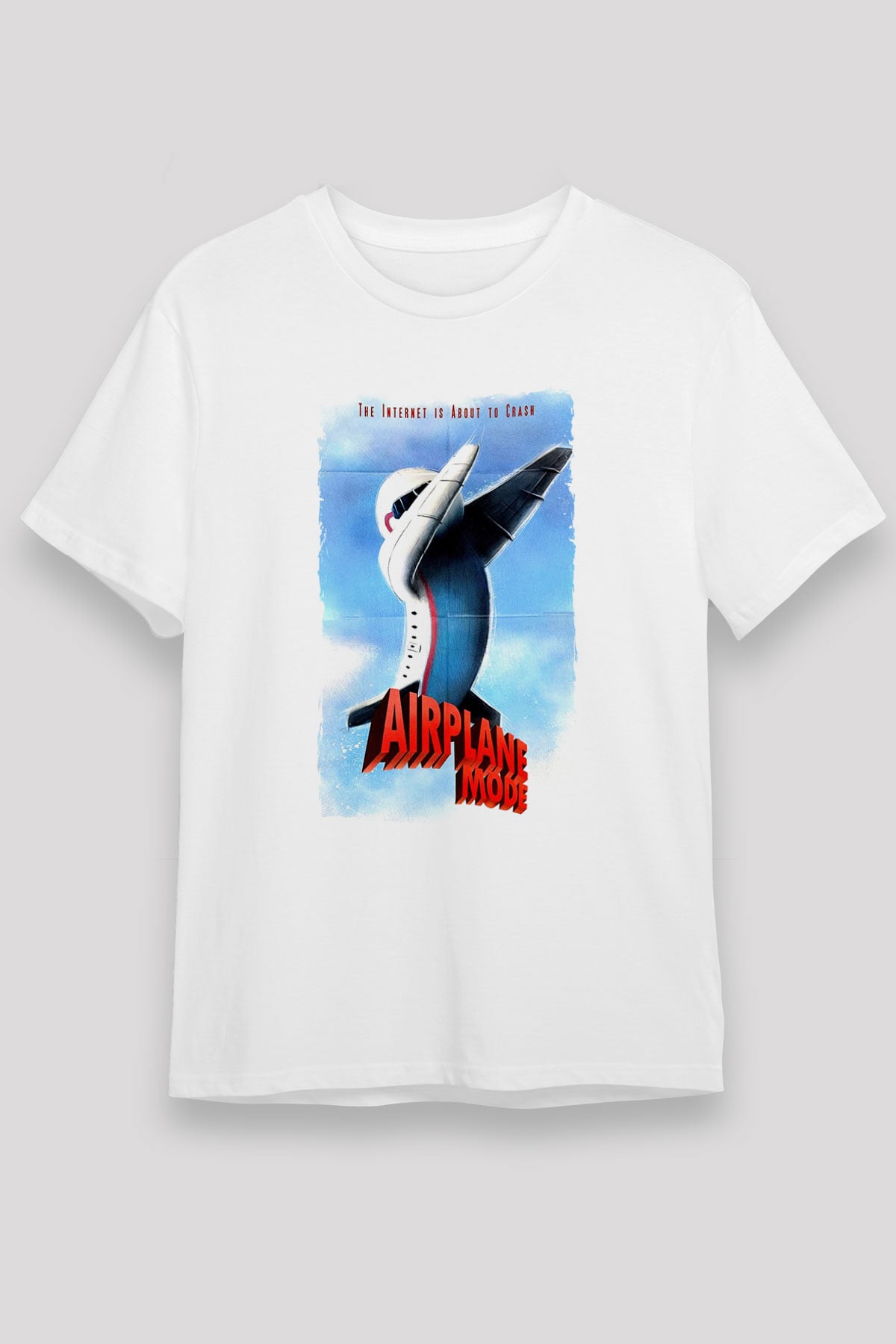 Airplane Beyaz Unisex Tişört