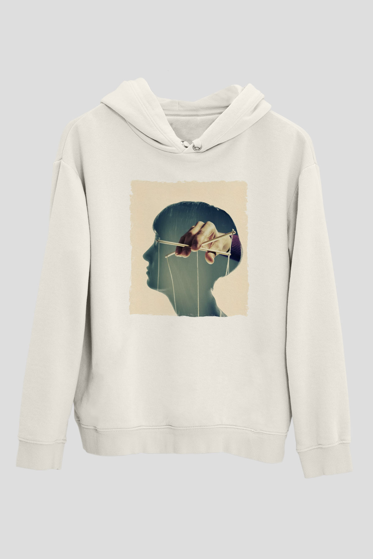 Akıl OyunlarıBeyaz  Unisex Hoodie