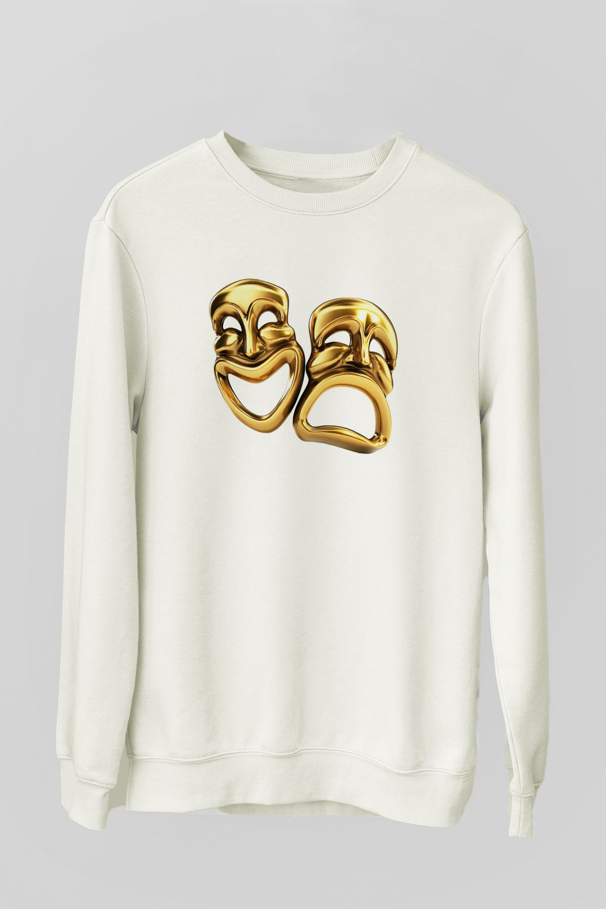 Aktör Beyaz Unisex Sweatshirt