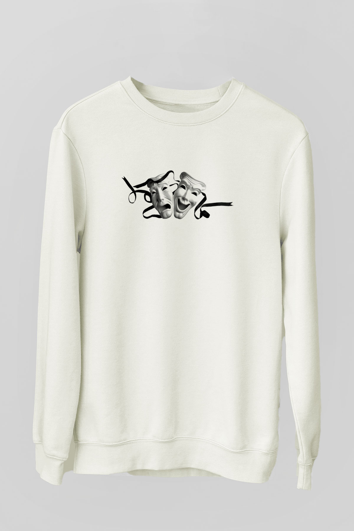 Aktör Beyaz Unisex Sweatshirt