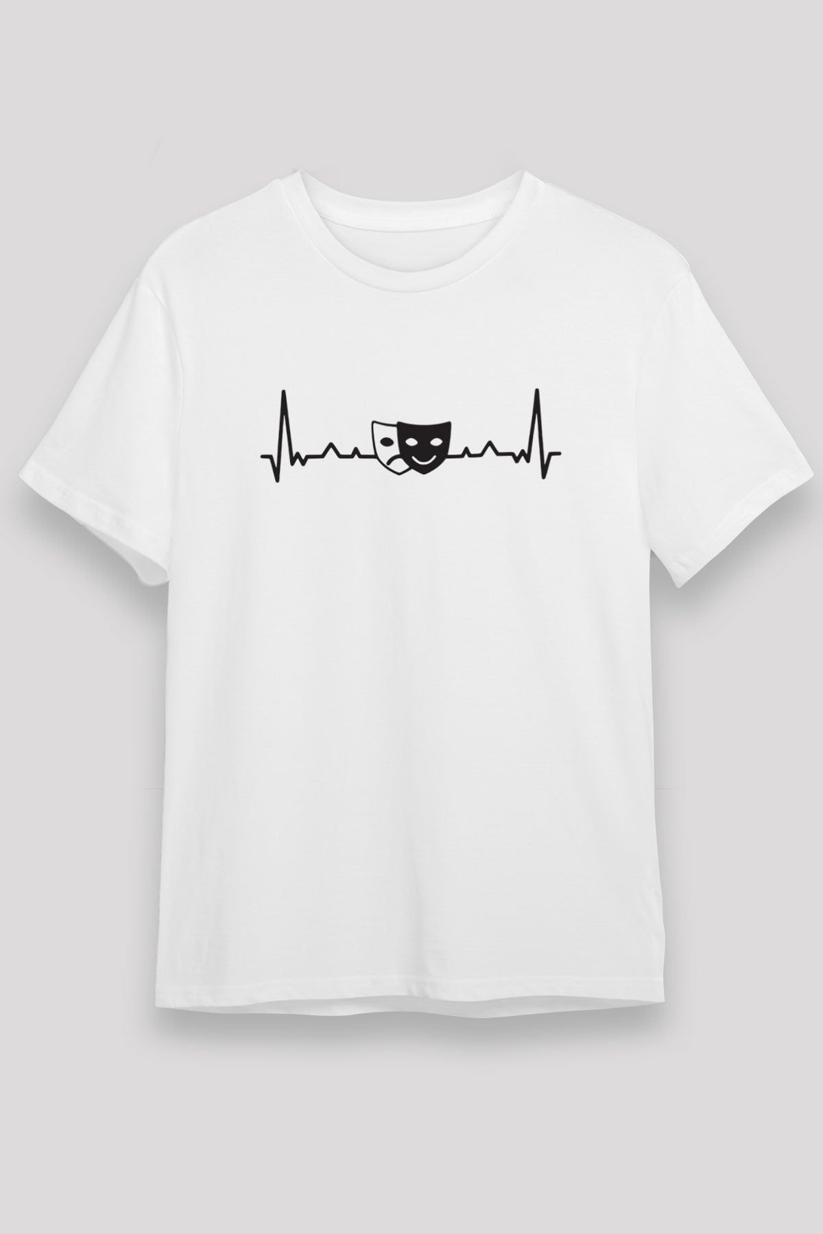 Aktör Beyaz Unisex Tişört T-Shirt - TişörtFabrikası