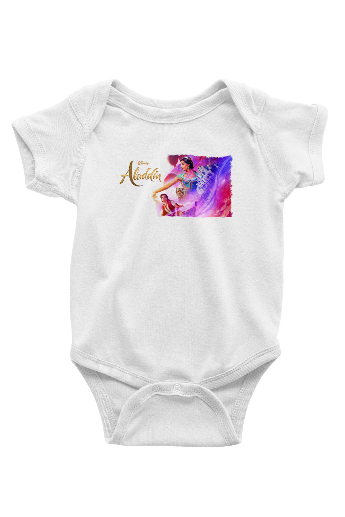 Aladdin Beyaz Bebek Body - Zıbın