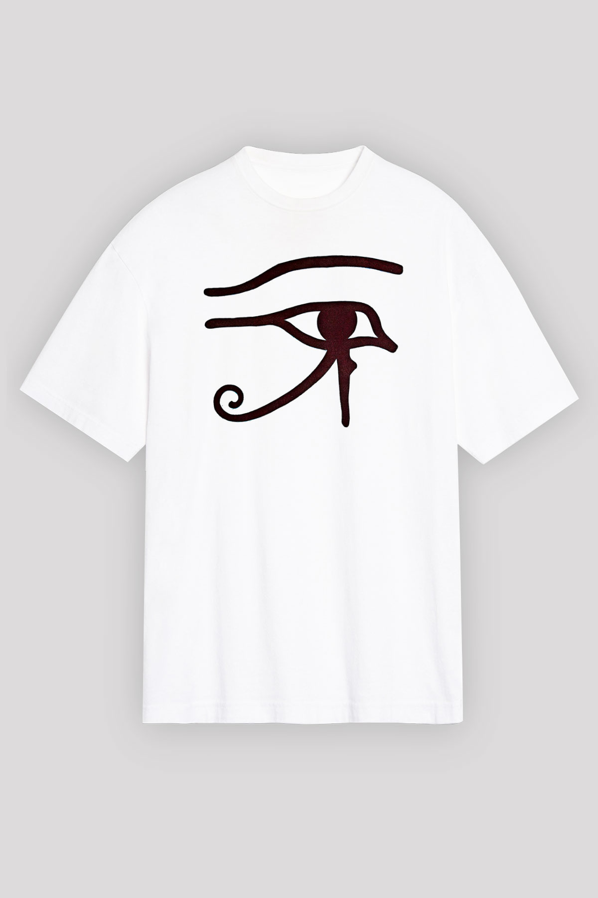 Alan Persons Project Baskılı Beyaz Unisex Oversize Tişört - Tshirt