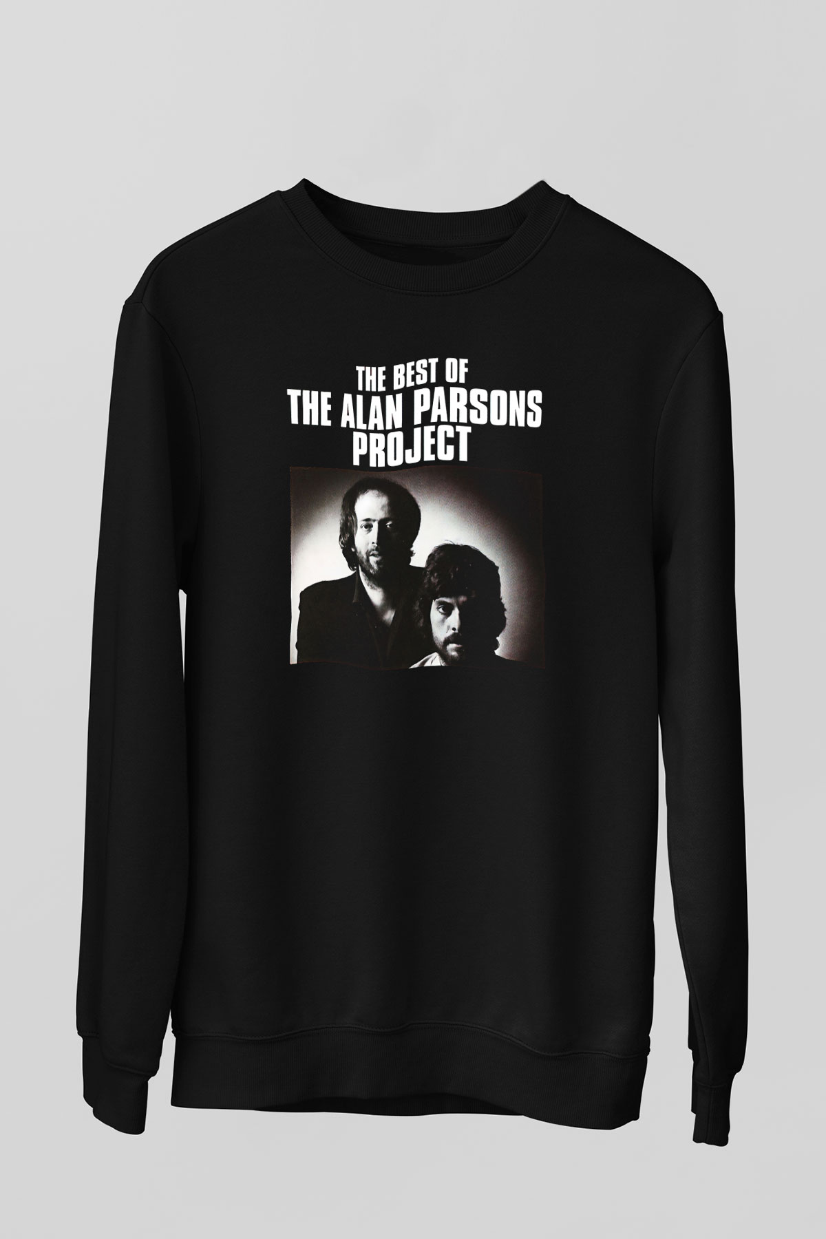 Alan Persons Project Baskılı Unisex Siyah Sweatshirt