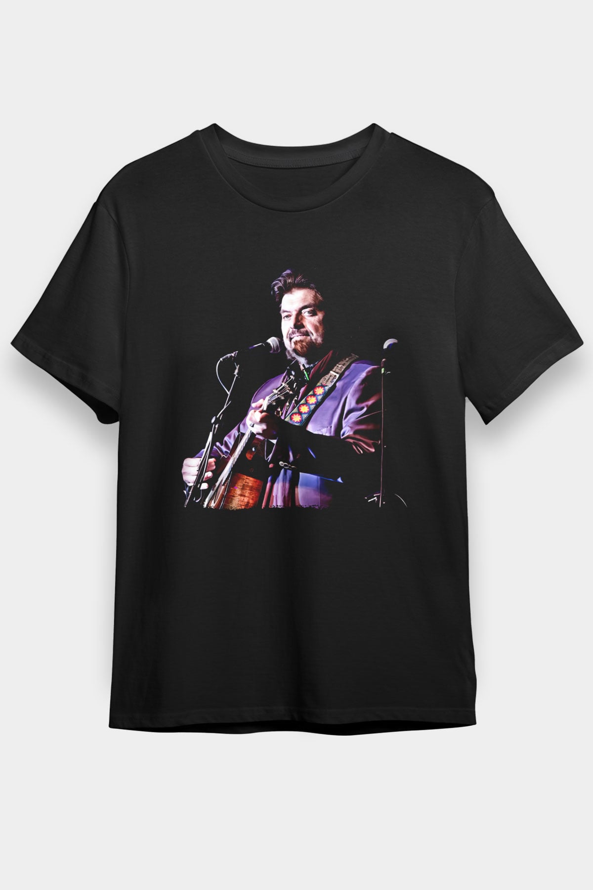 Alan Persons Project Baskılı Unisex Siyah Tişört - Tshirt