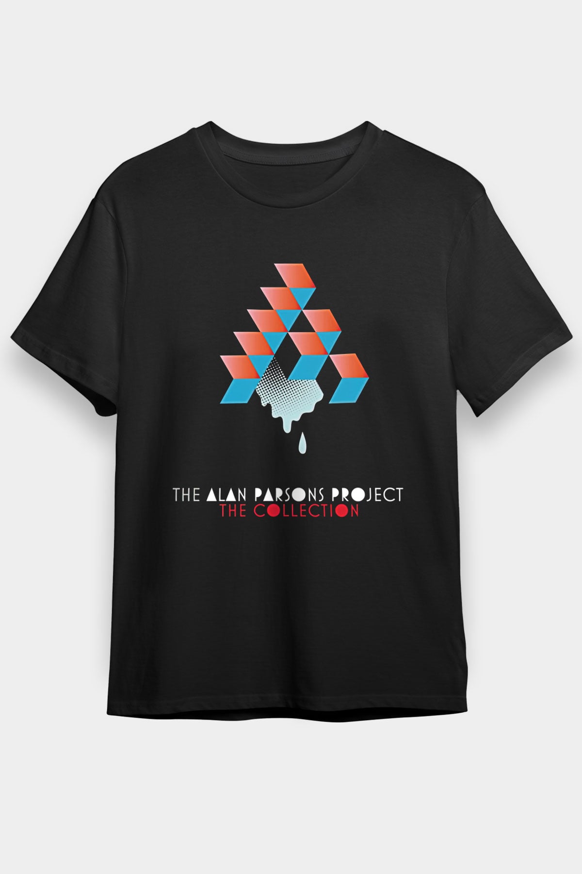 Alan Persons Project Baskılı Unisex Siyah Tişört - Tshirt