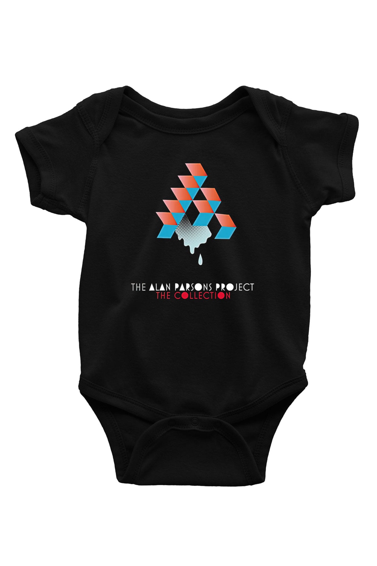 Alan Persons Project Baskılı Unisex Siyah Bebek Body - Zıbın