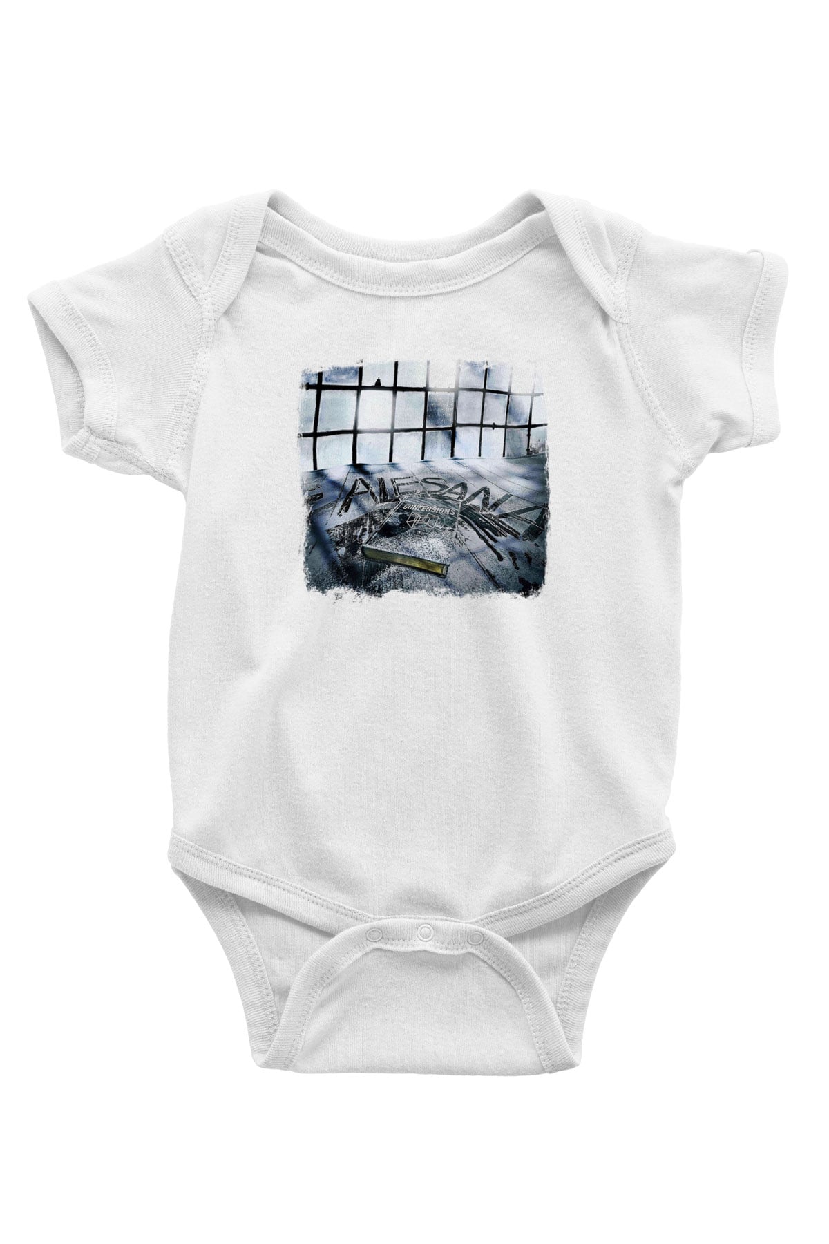 Alesana Baskılı Unisex Beyaz Bebek Body - Zıbın