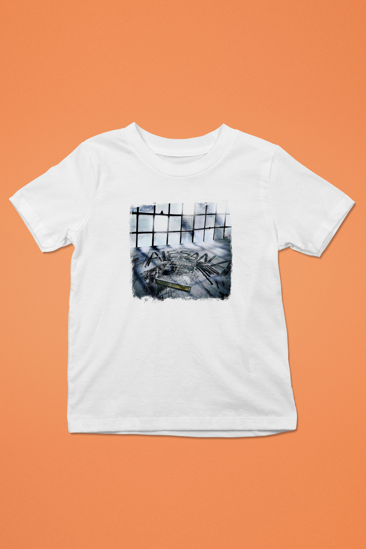 Alesana Baskılı Unisex Beyaz Çocuk Tişört