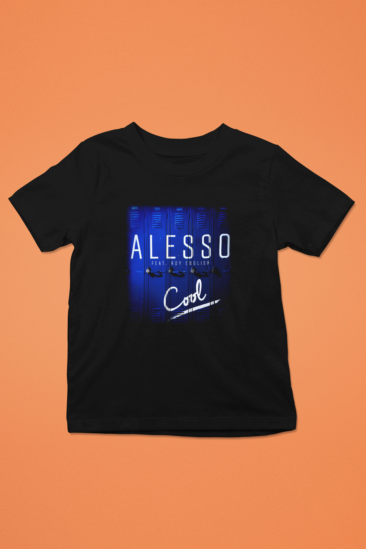Alesso Baskılı Siyah Unisex Çocuk Tişört
