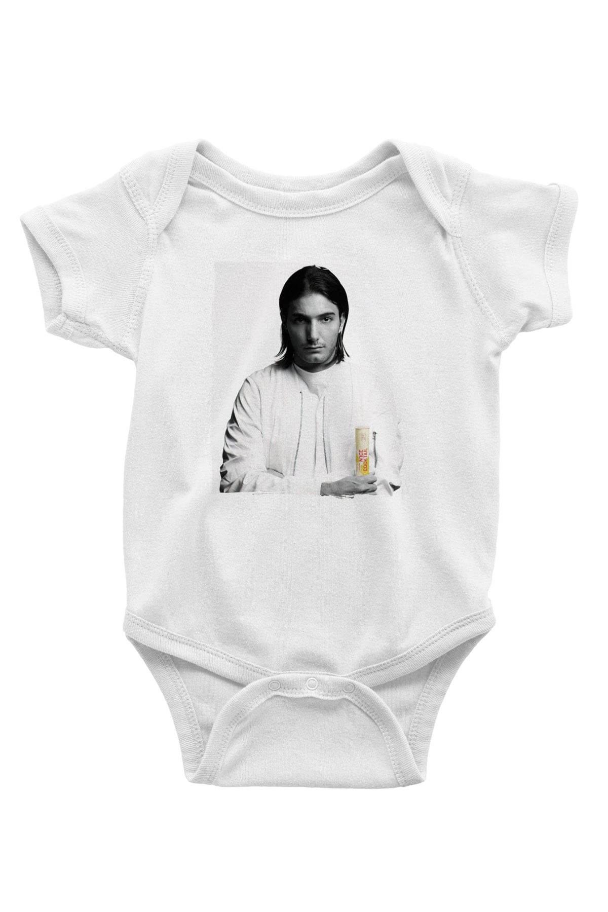 Alesso Beyaz Bebek Body - Zıbın