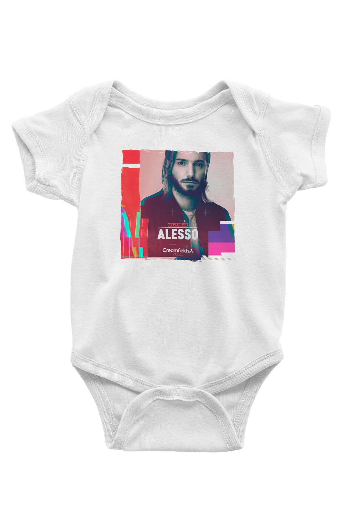 Alesso Beyaz Bebek Body - Zıbın