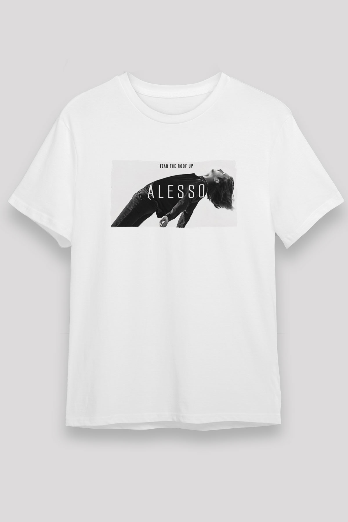 Alesso Beyaz Unisex Tişört T-Shirt - TişörtFabrikası