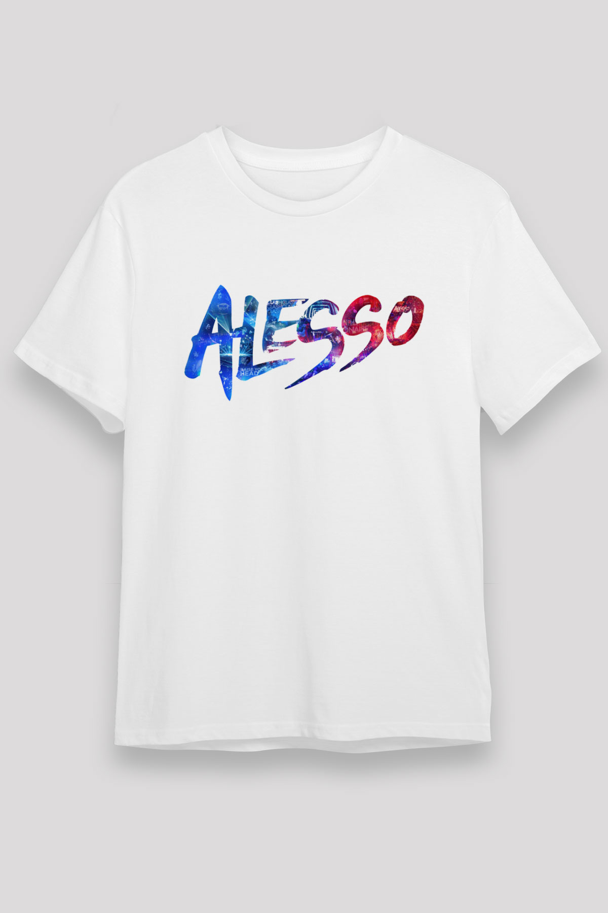 Alesso Beyaz Unisex Tişört T-Shirt - TişörtFabrikası
