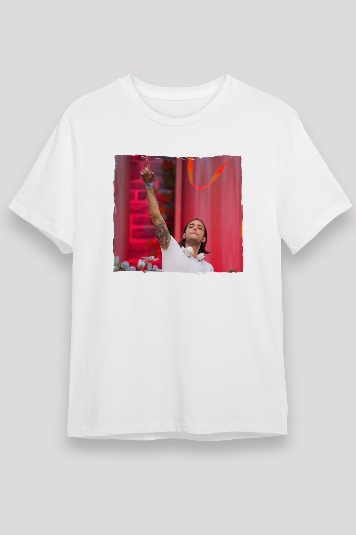 Alesso Beyaz Unisex Tişört T-Shirt - TişörtFabrikası