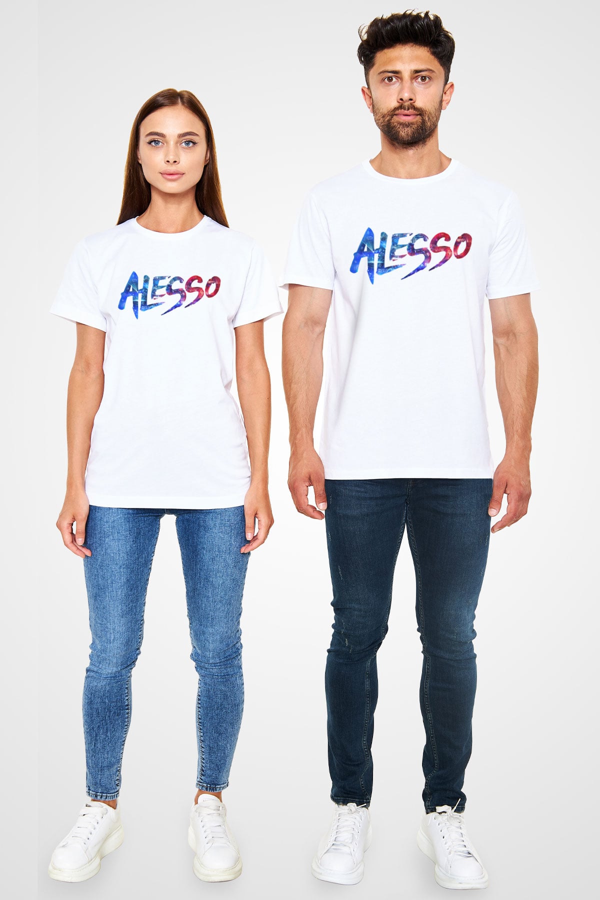 Alesso Beyaz Unisex Tişört T-Shirt - TişörtFabrikası