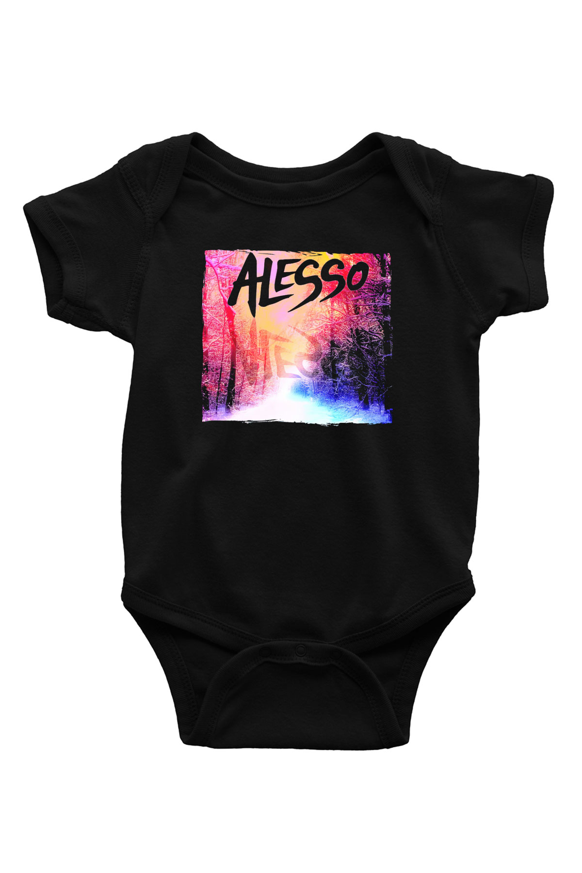 Alesso Siyah Bebek Body - Zıbın