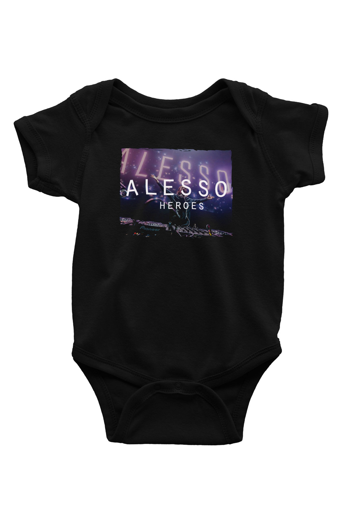 Alesso Siyah Bebek Body - Zıbın