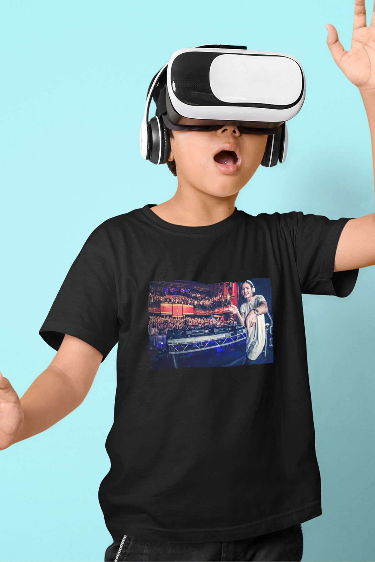 Alesso Siyah Unisex Çocuk Tişört