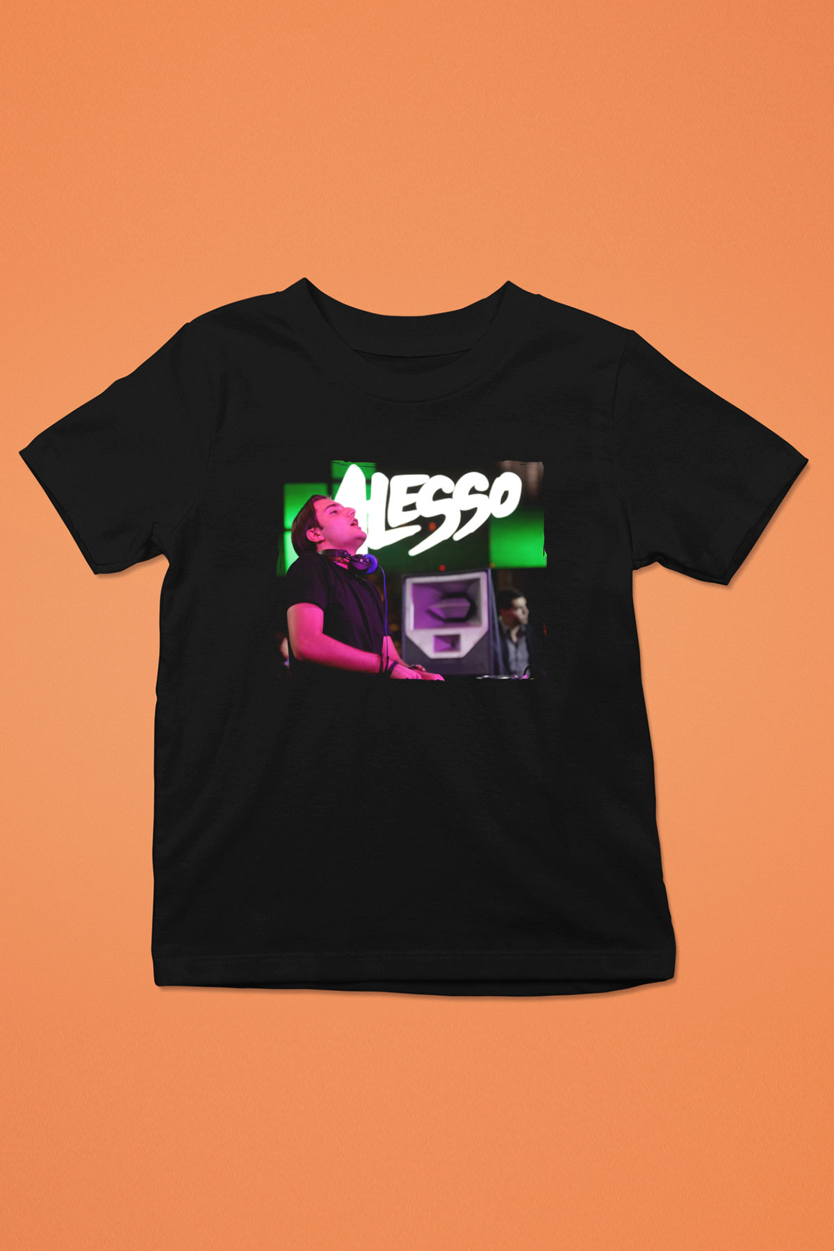 Alesso Siyah Unisex Çocuk Tişört