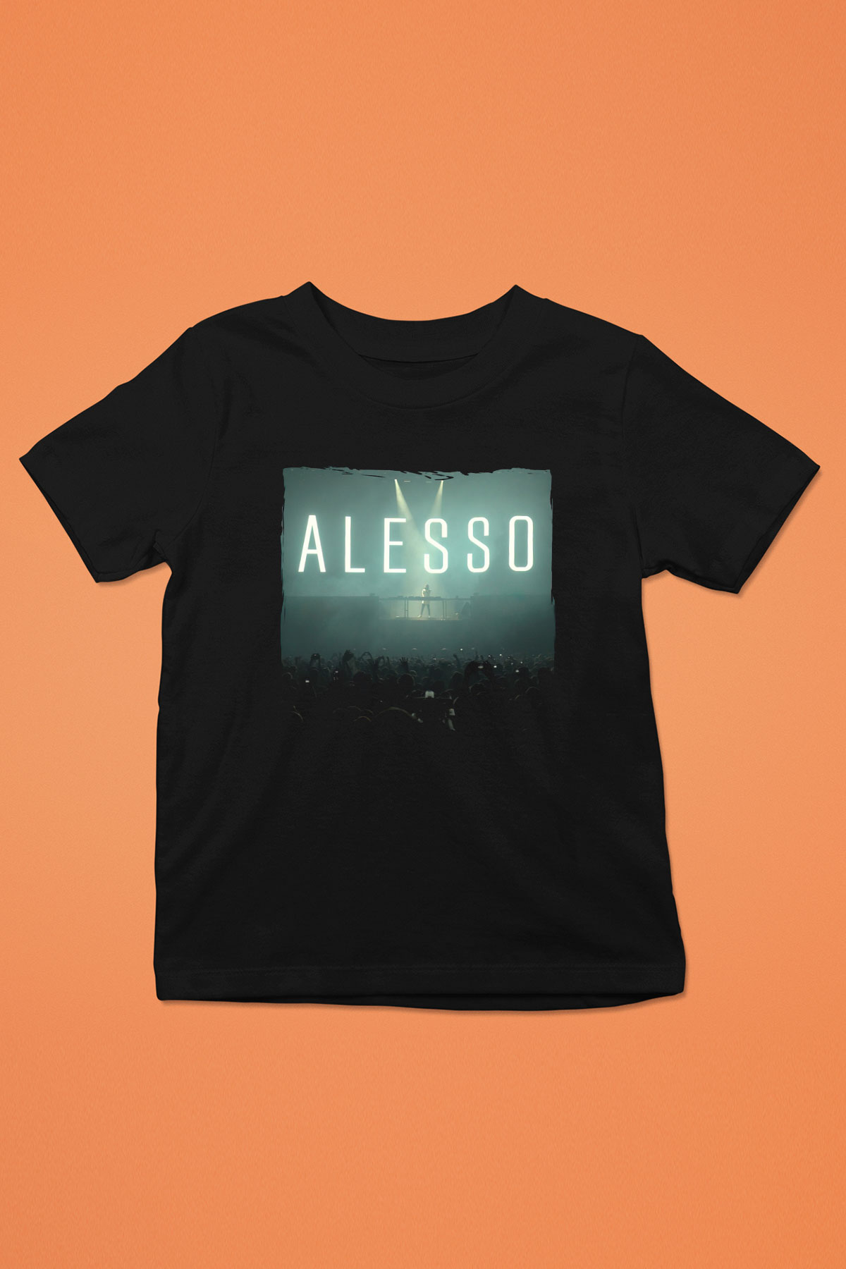 Alesso Siyah Unisex Çocuk Tişört
