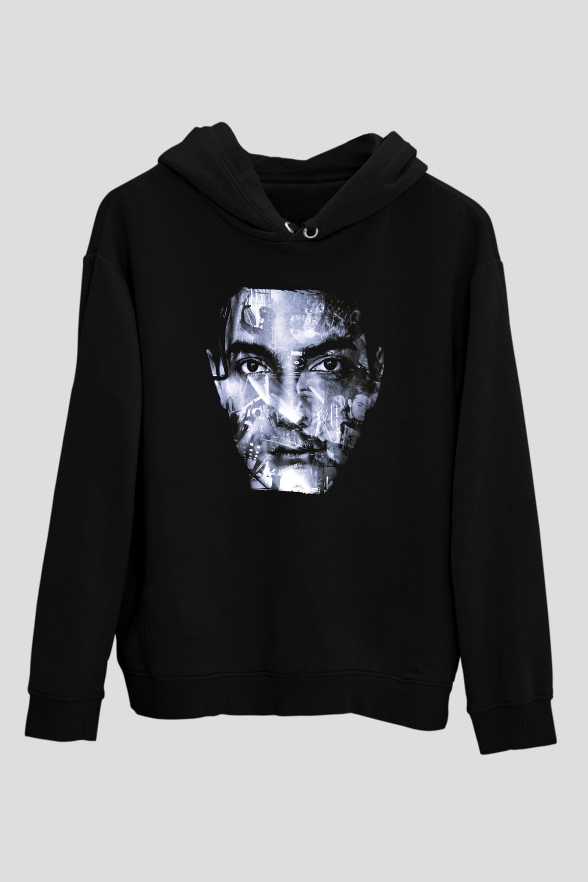 Alesso Siyah Unisex Kapüşonlu Sweatshirt