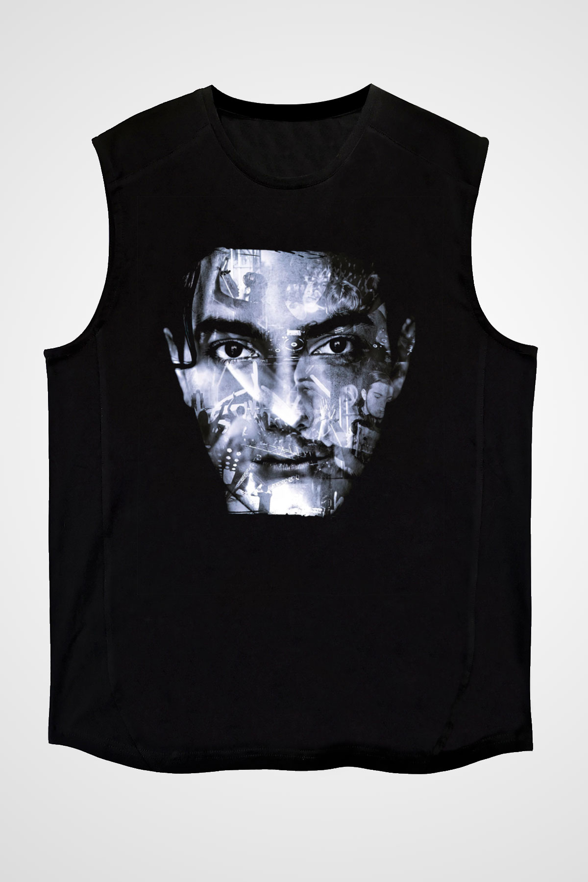 Alesso Siyah Unisex Kolsuz Tişört