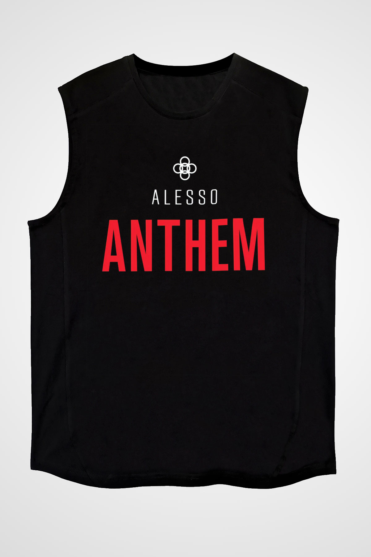 Alesso Siyah Unisex Kolsuz Tişört